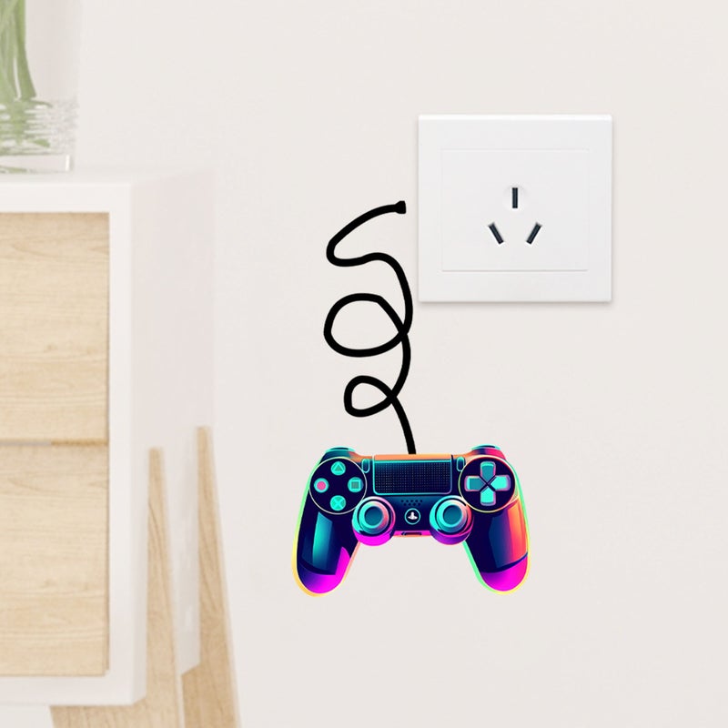 New Video Game Style Game Machine Home New Switch Socket Beautiful Decorative Self-Adhesive Sticker - Image 5