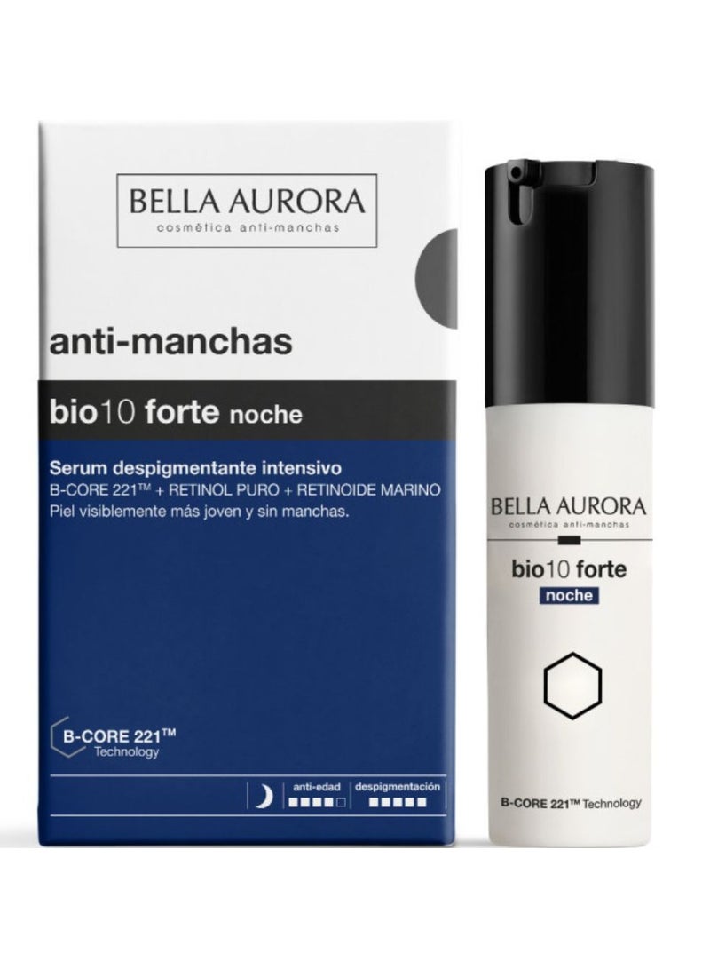 بيلا أورورا سيروم بيلا أورورا بيو 10 فورتي الليلي لعلاج التصبغ 30 مل - Image 2