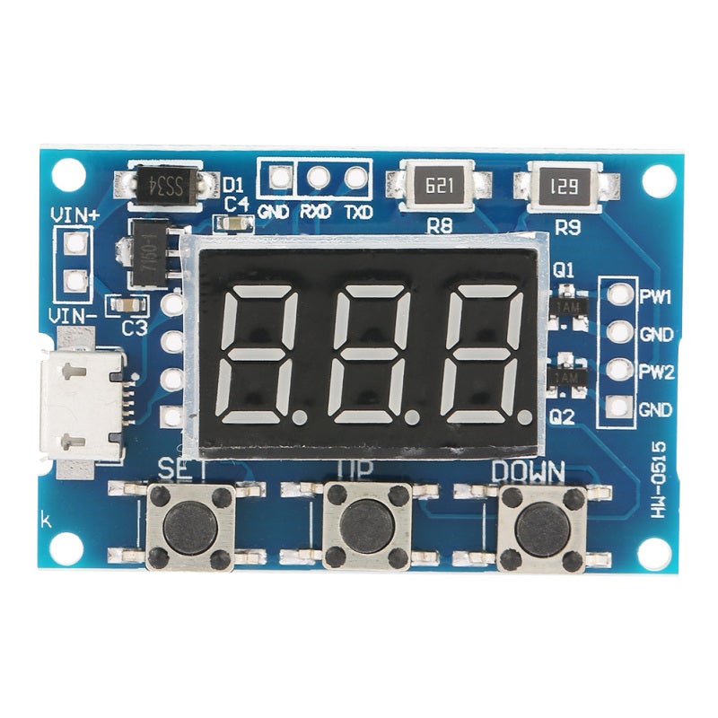 Dual PWM Pulse Generator 5-30V Adjustable Frequency 1Hz-150KHz Signal Module - High Precision Serial Communication Duty Cycle Controller for MCU - Image 1