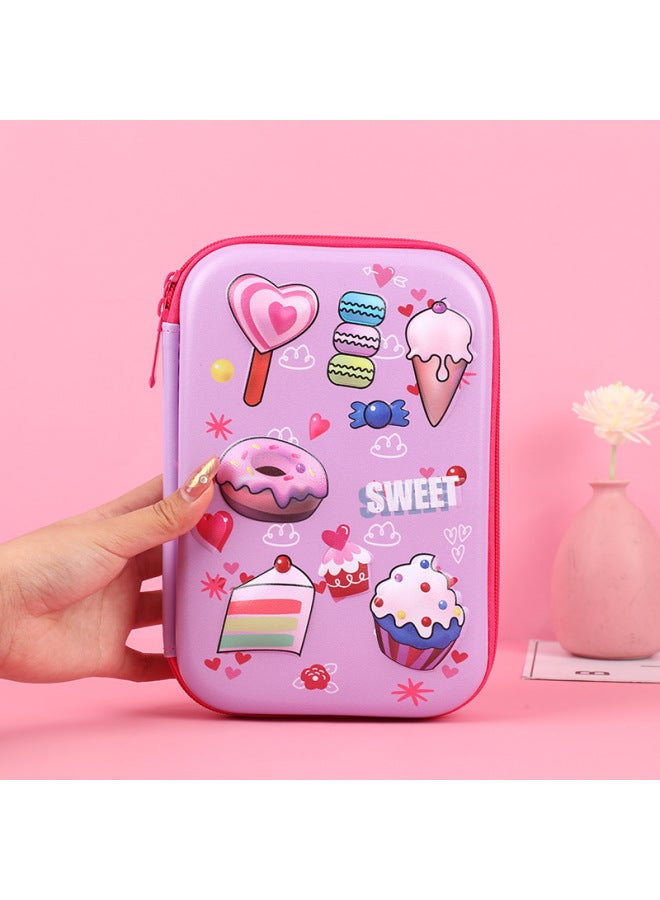 Pen Box Pupils Cute Large Capacity Stationery Box Children Cartoon Eva Three-dimensional Pencil Bag Boys Girls Pencil Box - Image 1