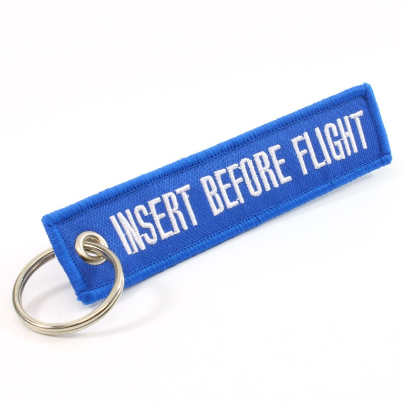 Rotary13B1 Insert Before Flight - Keychain - Blue - Image 2