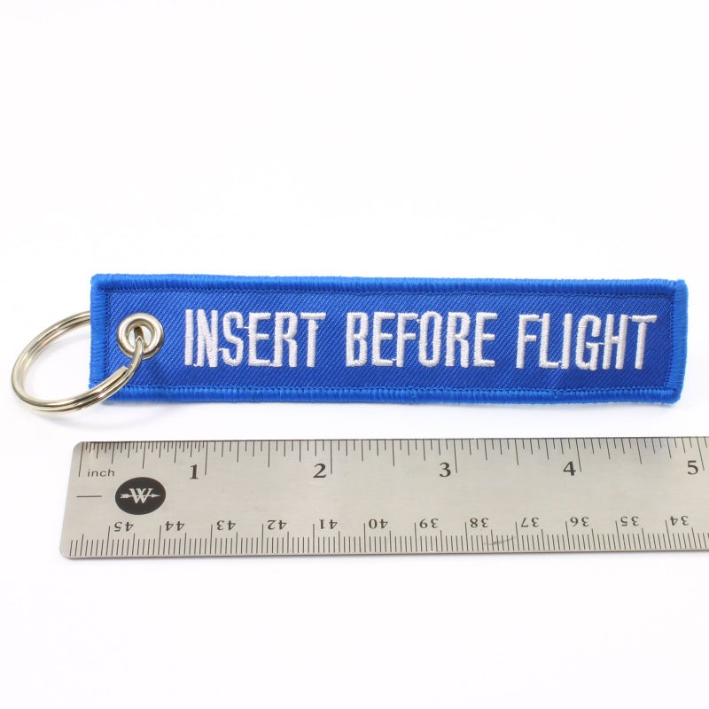 Rotary13B1 Insert Before Flight - Keychain - Blue - Image 4