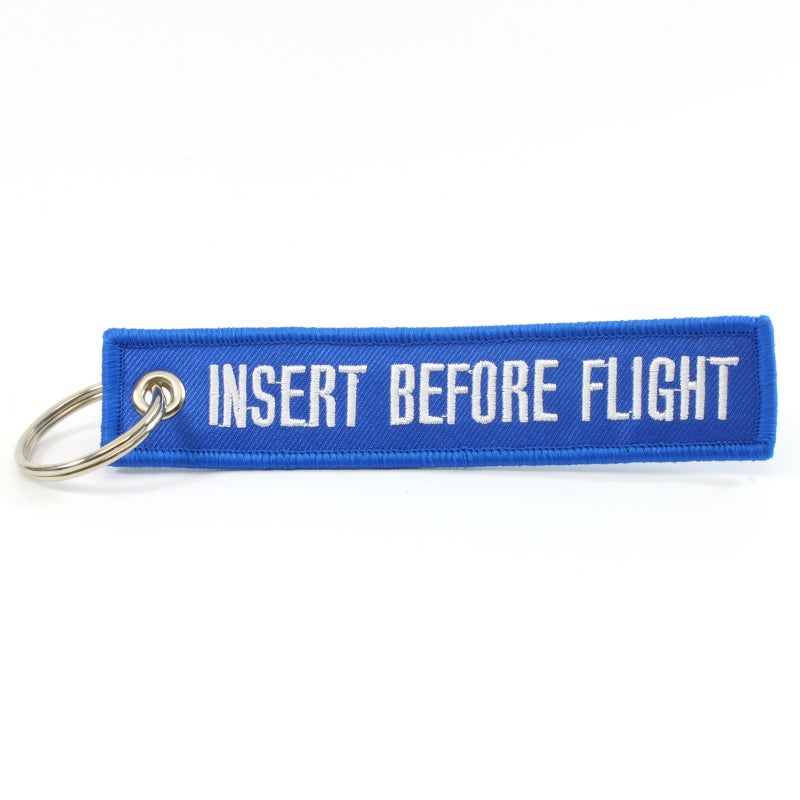 Rotary13B1 Insert Before Flight - Keychain - Blue - Image 3