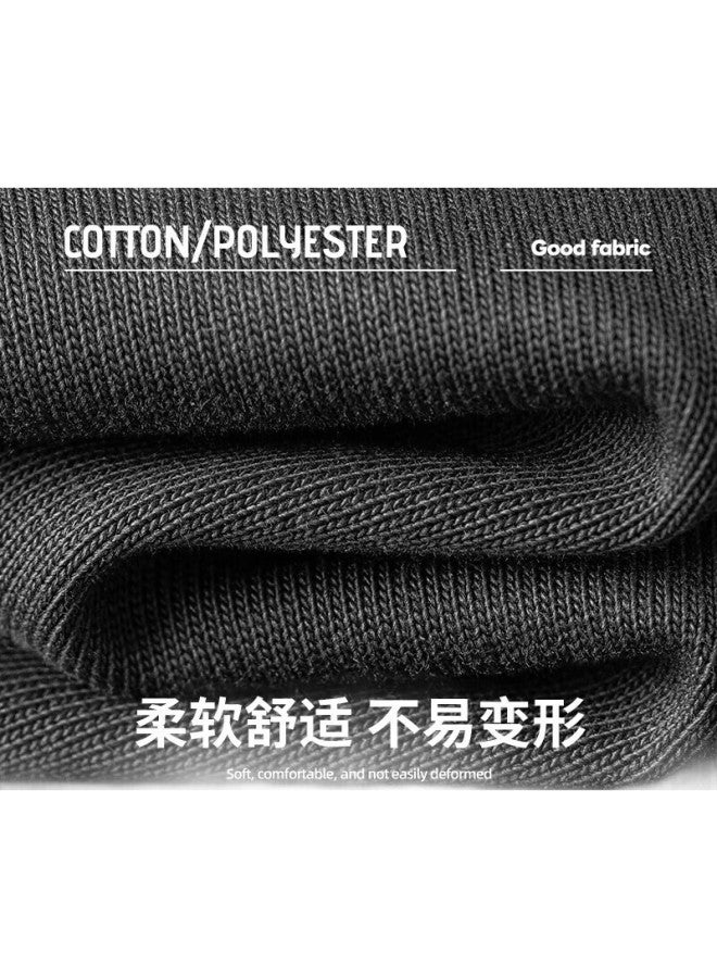 GENIOLAMODE Senma Group Sweatshirt For Men, Autumn And Winter Casual Round Neck Hoodless Loose Undershirt For Men, Dark Gray, 3Xl - Image 3