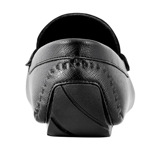 Guess Men's Askers Driver, Black Saffiano 004, 9.5 - Image 3