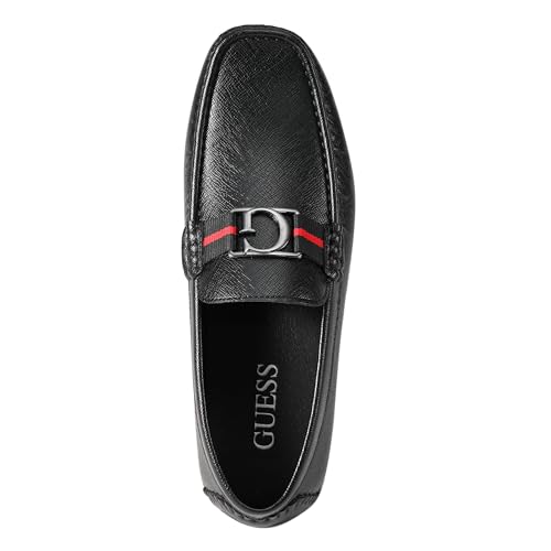 Guess Men's Askers Driver, Black Saffiano 004, 9.5 - Image 2