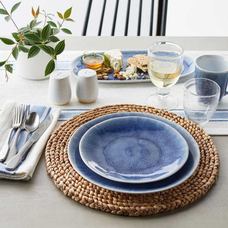Sur La Table Cloud Oval Platter Blue - Image 2