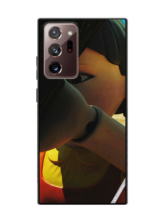 VR CREATIVE Protective Case Cover For Samsung Galaxy Note20 Ultra 5G Squid Game Girl Statue Design Multicolour - Image 1