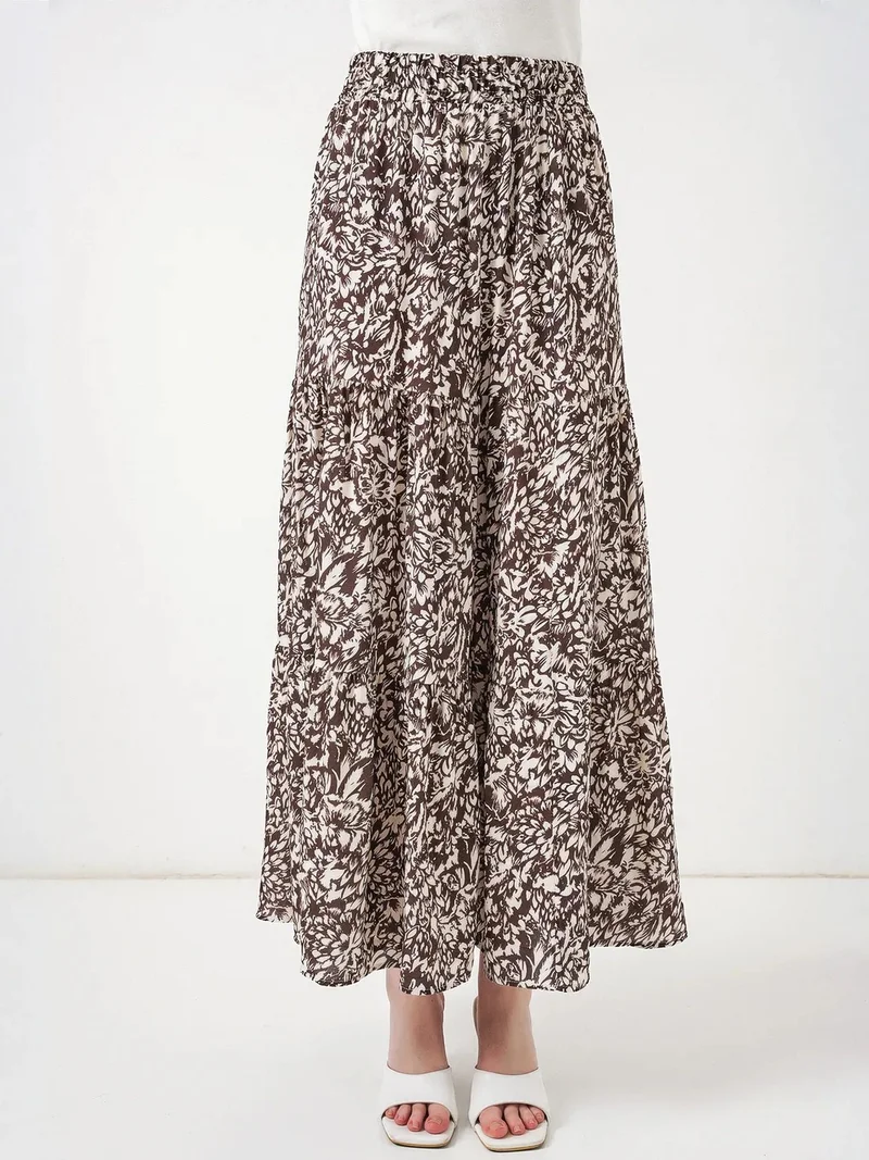BIG DART BDART Maxi Patterned Relaxed Fit Skirt