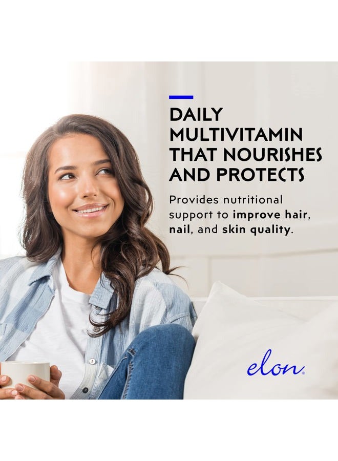 Elon Matrix 5000 Complete Multivitamin — Skin, Hair and Nail Growth Vitamins — Healthy Hair Growth Vitamins for Women & Men — 5000Mcg Biotin Supplement (60 Day Supply)  - Image 4