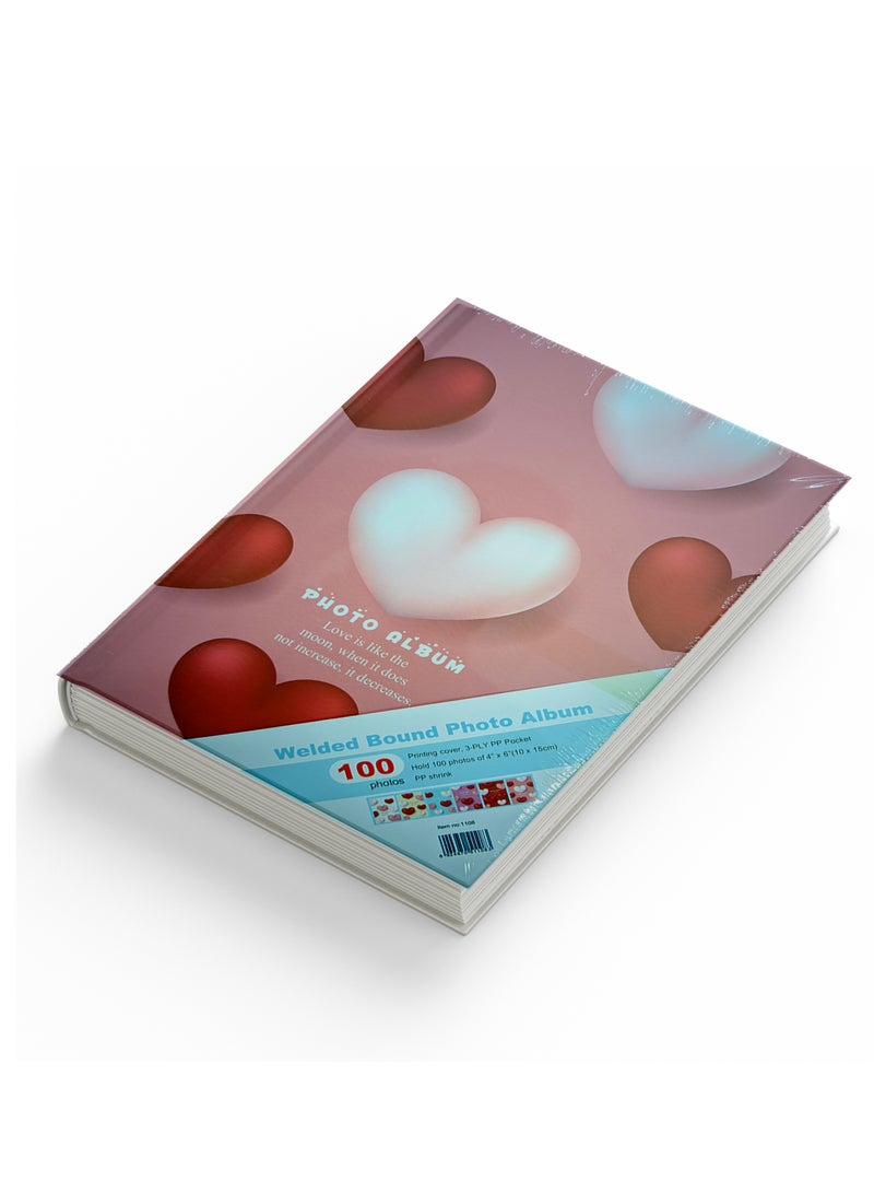 GenPro Photo Album 10x15cm - Capacity of 100 Photos - Elegant Design to Save Memories - Image 1