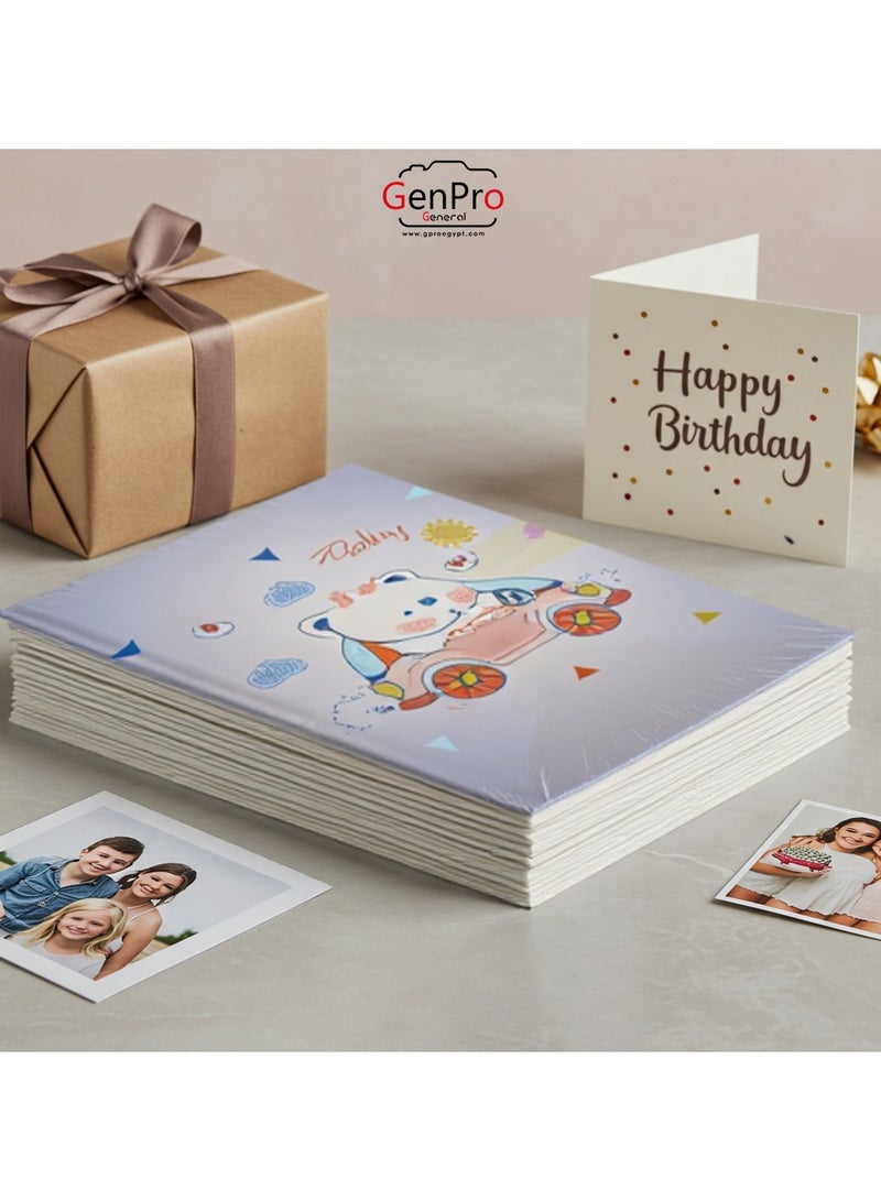 GenPro Photo Album 10x15cm - Capacity of 100 Photos - Elegant Design to Save Memories - Image 5