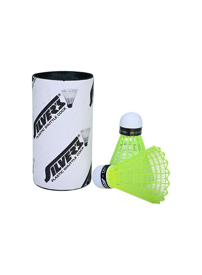 Silvers مجموعة سيلفر SB-100 - 5 (2 مضارب بادل + 2 قطعة من الشوتل البلاستيكي) أحمر-أصفر - Image 4