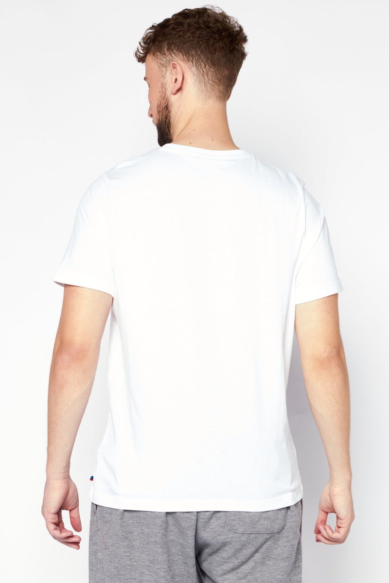 PUMA تي شيرت تدريب قصير الأكمام للرجال من بومّا x بي إم دبليو للرياضة، أبيض - Image 4