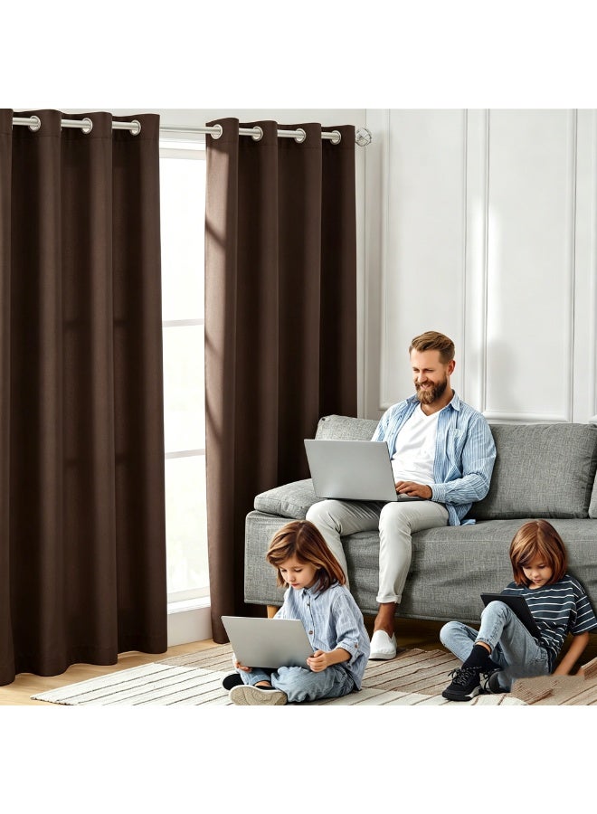 KYD 1 Panel Blackout Curtains,Darkening Curtains Decorative Blackout Curtains, Thermal Insulated Room Darkening Curtains for Bedroom Living Room - Image 2