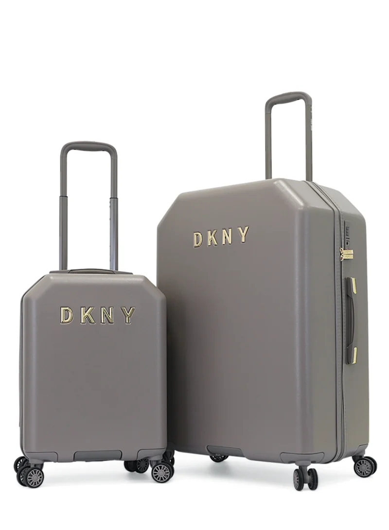 DKNY Allure Hardside Luggage on Wheels for Unisex | Ultra Lightweight ABS on with Spinner Wheels 4 Color Clay