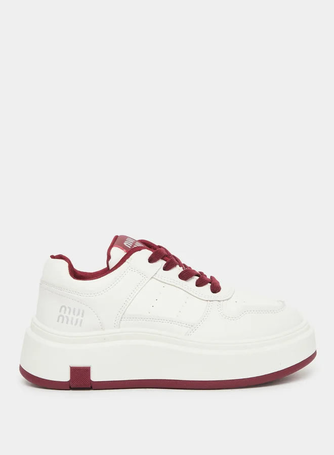 Styli Styli Chunky Sole Lace Up Sneakers