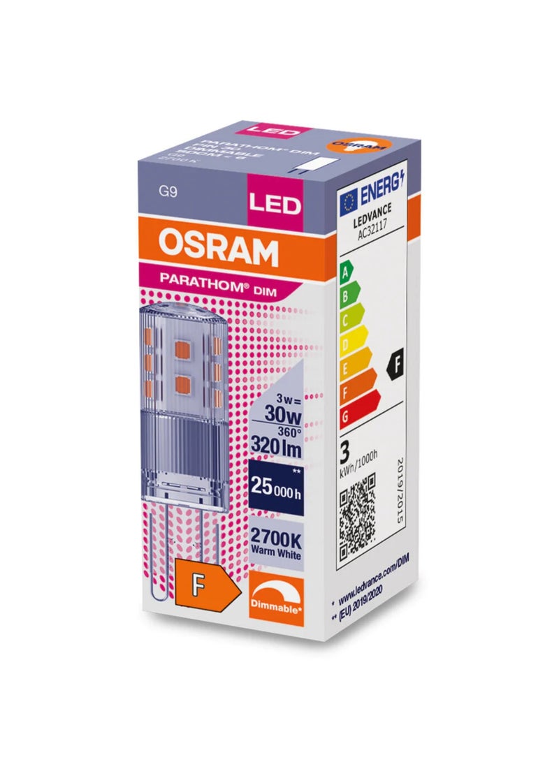OSRAM Ledvance Led Pin DIM PIN 30 3 W/2700 K G9 Warm White - Image 5