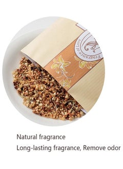RATSAW Scented Sachets with Hanging Hook Natural Scented Bags Wardrobe Fresheners for Wardrobe Closet Bathroom Car Jasmine Rose Lavender Lily Ocean  - Image 3