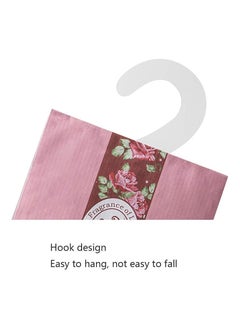 RATSAW Scented Sachets with Hanging Hook Natural Scented Bags Wardrobe Fresheners for Wardrobe Closet Bathroom Car Jasmine Rose Lavender Lily Ocean  - Image 4