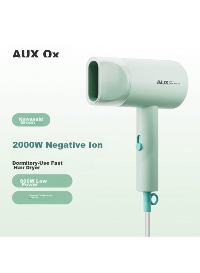 Aux Hair Dryer, Low Power 800w, For Student Dormitory, Portable Mini Hair Dryer For Bedroom, Home Use, Negative Ion, Hair-friendly, Hair-protecting Electric Hair Dryer - Image 5