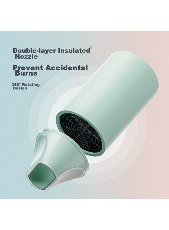 Aux Hair Dryer, Low Power 800w, For Student Dormitory, Portable Mini Hair Dryer For Bedroom, Home Use, Negative Ion, Hair-friendly, Hair-protecting Electric Hair Dryer - Image 2