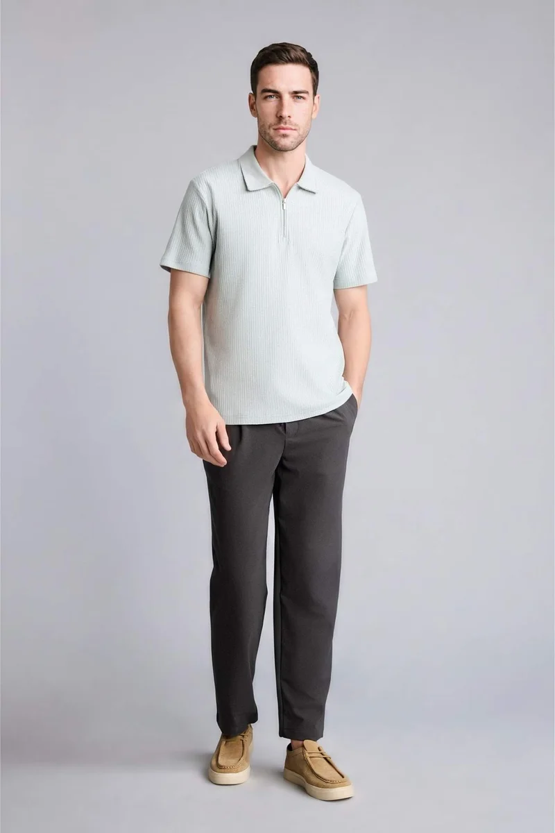 DeFacto Regular Fit Short Sleeve Polo T-Shirt