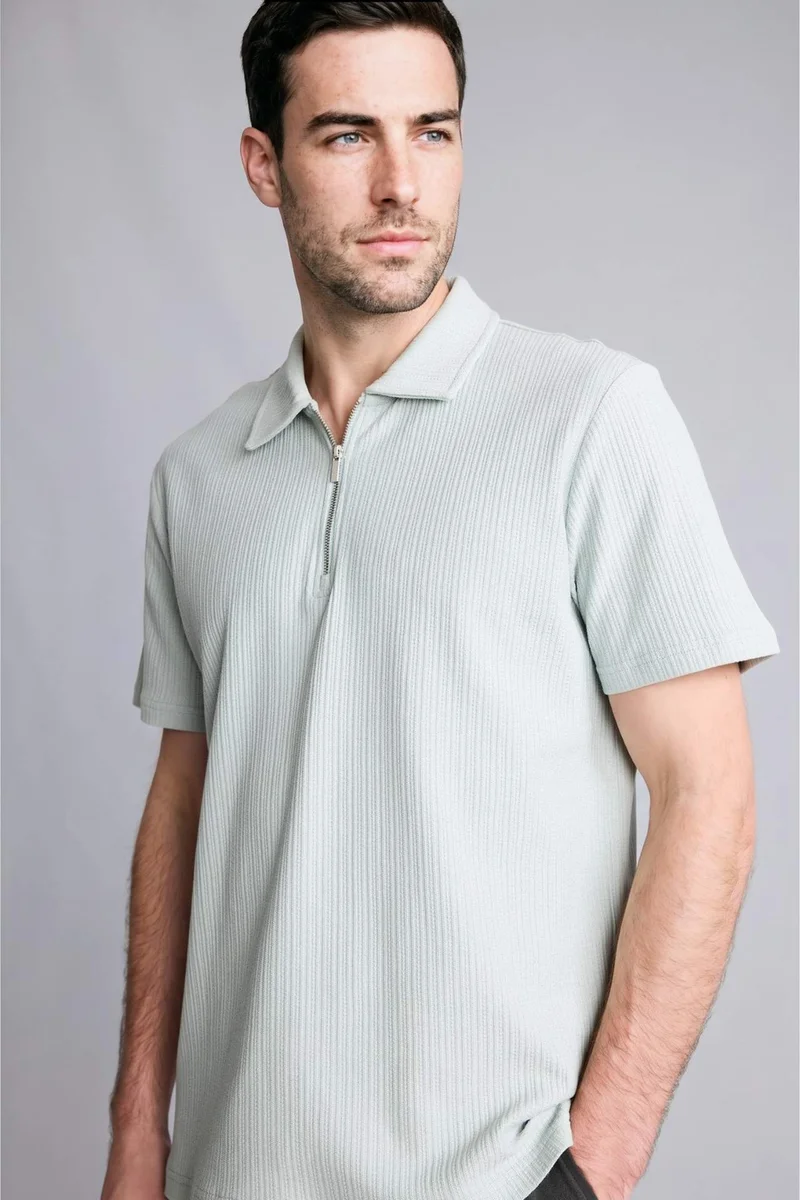 DeFacto Regular Fit Short Sleeve Polo T-Shirt