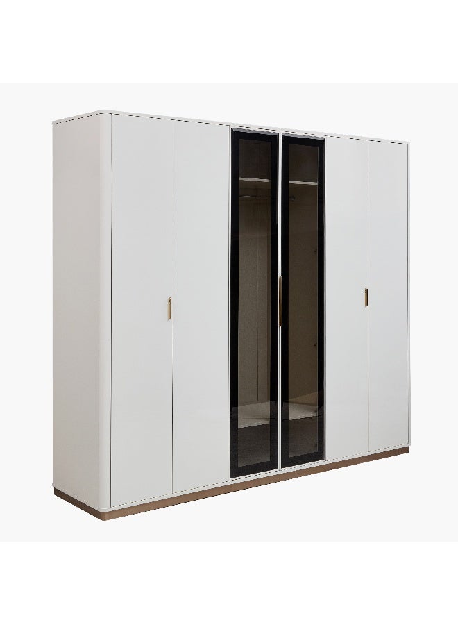 Home Box خزانة غراند 6 أبواب مع إضاءة LED للمنازل الحديثة - Image 5