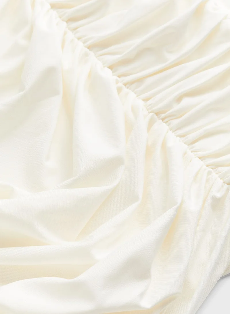 H&M Ruched Asymmetric Top