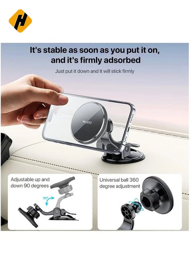 HuHa Yesido C177 Mini Suction Cup Type Magsafe Magnetic Car Holder  - Image 5