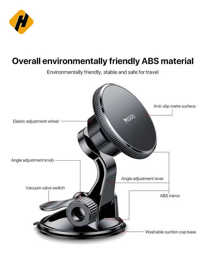 HuHa Yesido C177 Mini Suction Cup Type Magsafe Magnetic Car Holder  - Image 2