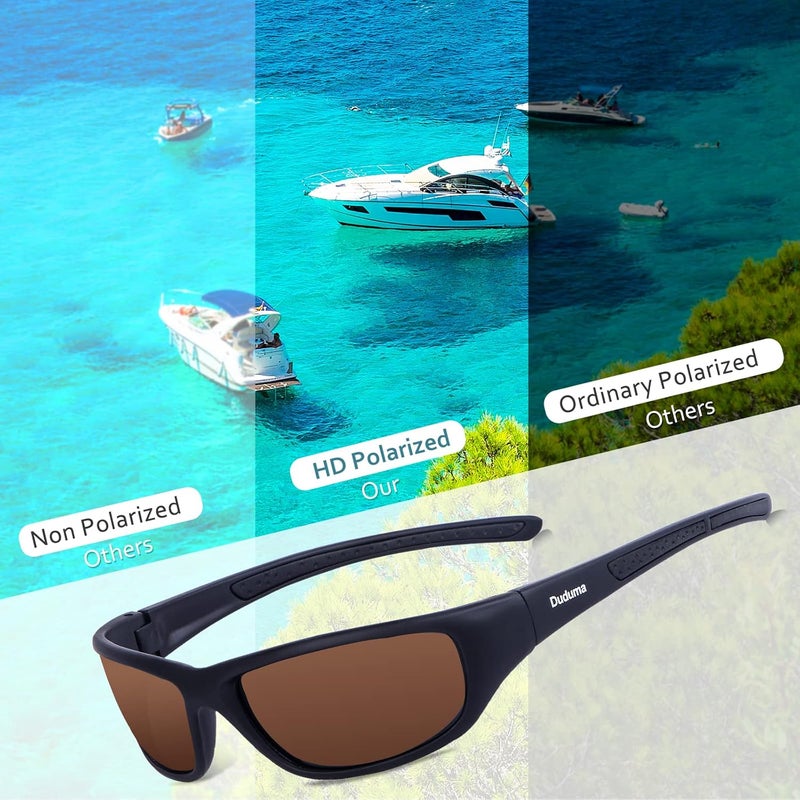 Duduma Sports Polarized Sunglasses for Men Women Baseball Cycling Golf Fishing Sun Glasses UV Blocking Tr8116 - Image 2