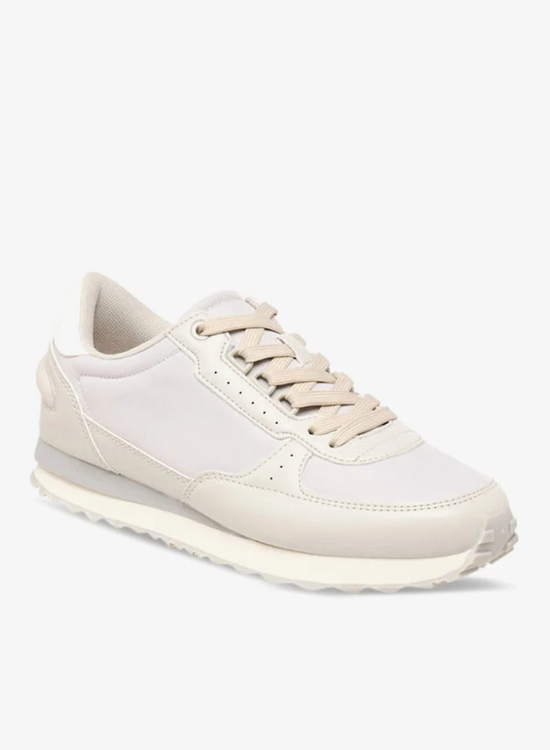 MISSY Women Panelled Sneakers with Lace-Up Closure
