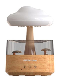 GREEN LION Green Lion RAIN CLOUD Diffuser, 3 Mode, Timing Protection, Automatic Shutdown, 300ml Capacity, Delicate Moisture, Colorful Ambiance Lights, Durable Material - Wood  - Image 1