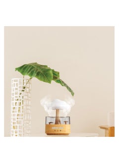 GREEN LION Green Lion RAIN CLOUD Diffuser, 3 Mode, Timing Protection, Automatic Shutdown, 300ml Capacity, Delicate Moisture, Colorful Ambiance Lights, Durable Material - Wood  - Image 3