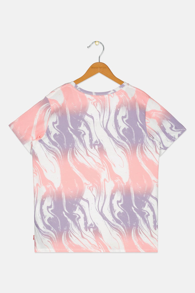 Levi's Kids Boy Abstract Print Short Sleeve T-Shirt, Multicolor - Image 3