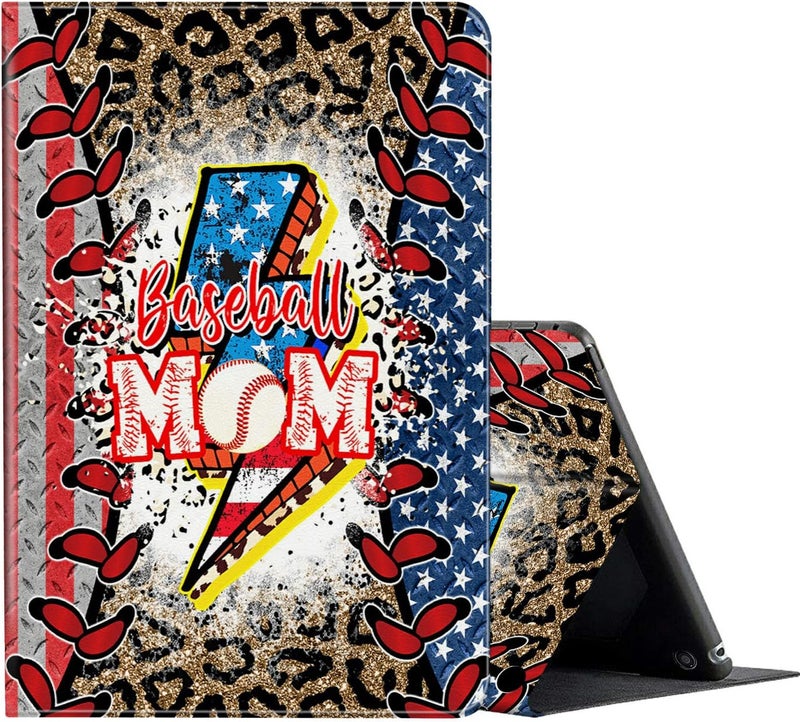 FUYOCWE for Fire HD 10 Case 2021,Fire HD 10 Plus Tablet Case (11th Generation, 2021 Release), Multi-Angle Slim Stand Smart Cover Cases for New Amazon Kindle Fire HD 10 10.1"-Baseball Mom - Image 1