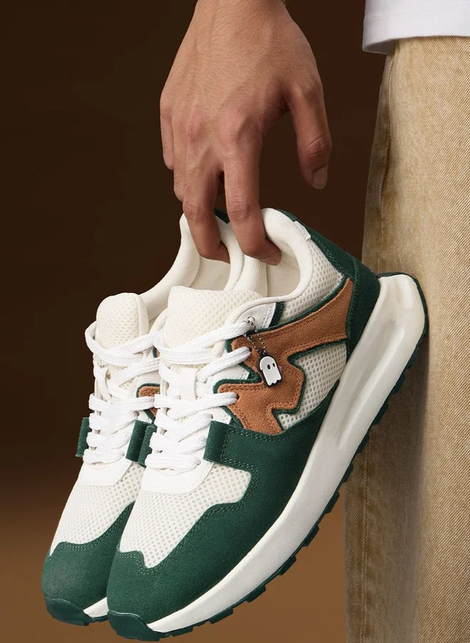 The Souled Store  The Souled Store Men Colourblocked Low Top Sneakers  | Best Price UAE