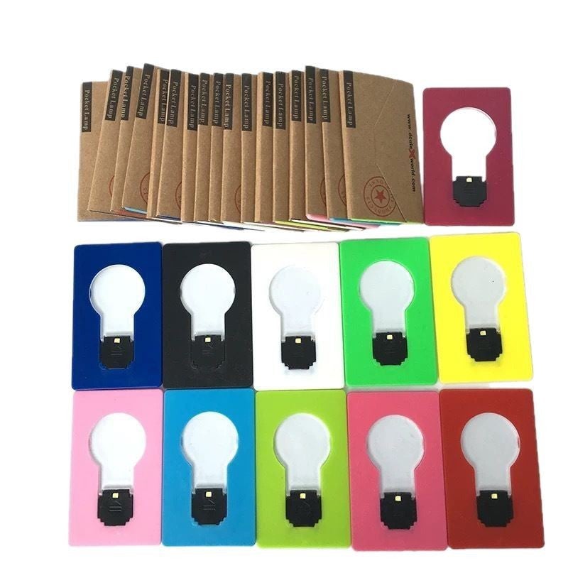 Mini Foldable Card LED Night Light Bulb, Creative Portable Gift, Custom Logo - Image 5