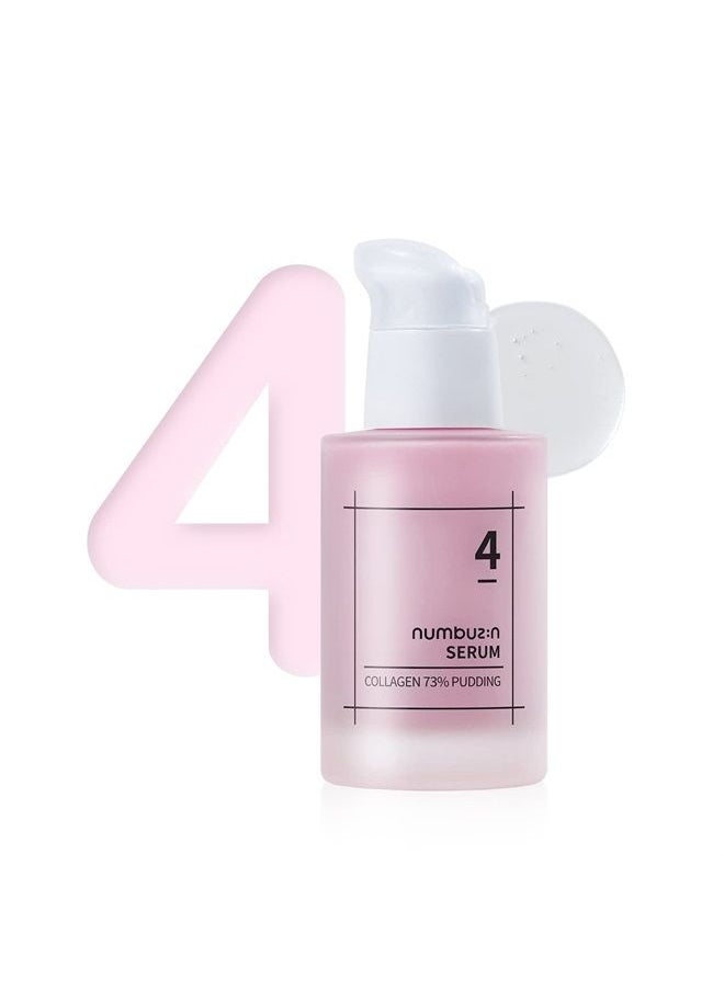 numbuzin No.4 Collagen 73% Pudding Serum | Wrinkle Care, Aging Dull Skin, Brightening, Elastin, Hyaluronic Acid, Niacinamide | Korean Skin Care for Face, 1.69 fl oz  - Image 1