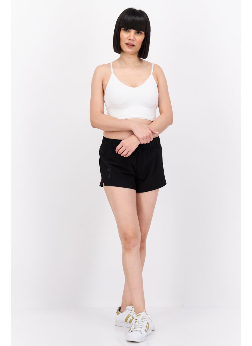 PUMA Women Sportswear Fit Brand Logo Training Short, Black  - Image 4