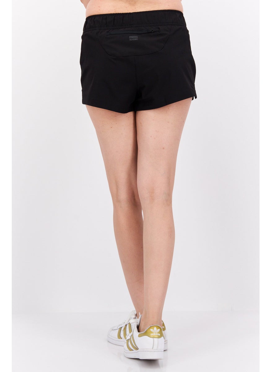 PUMA Women Sportswear Fit Brand Logo Training Short, Black  - Image 2