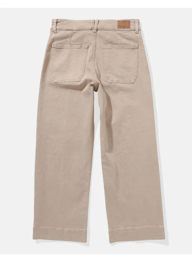 امريكان ايجل AE High-Waisted Stovepipe Crop Pant