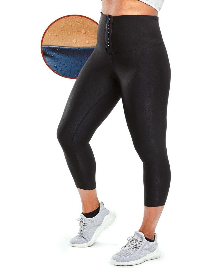 Sweat Shaper Cinch Leggings, High-Waist Compression Slimming Cinch Sauna Leggings, Tummy Control, Body Sculpting Yoga Pants - Image 1