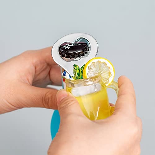 DANVON 6-Pack Fruit Juice Fridge Magnets 3D Resin Magnet Refrigerator Stickers Champagne Bottle Opener Juice Cup Wine Glass for Refrigerators, Whiteboards, Maps and Other Magnetic Items - Image 3