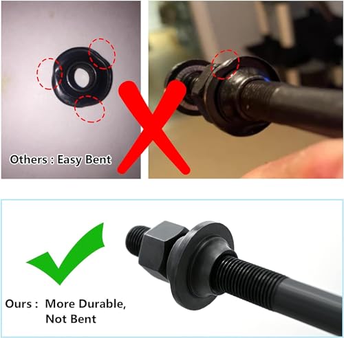 Freefly Free-fly MTB Quick Release Bicycle Hub, Road Mountain Bike Front & Rear Axle Hollow Shaft Set with Standard Spacing (1 Pair, 4 Piece) - Image 4