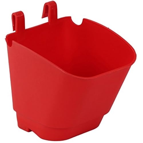 CAPPL Plastic Vertical Garden - Wall Hanging Pot (12.5 cm, 25 Pots, Red) - Image 1