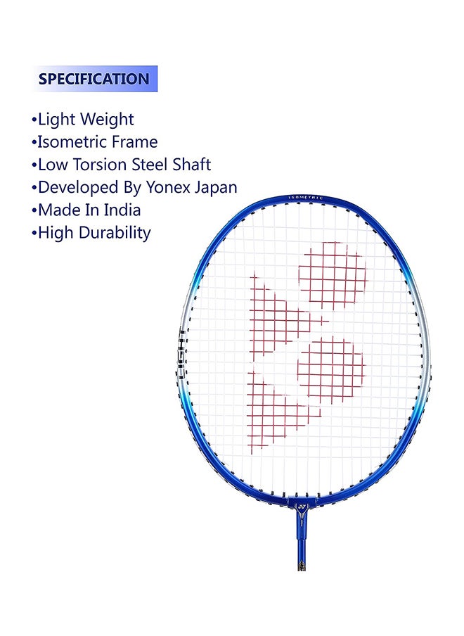 Yonex Yonex ZR 100 Light Aluminum Badminton Racquet Strung, Grip Size G4 (Blue)  - Image 4