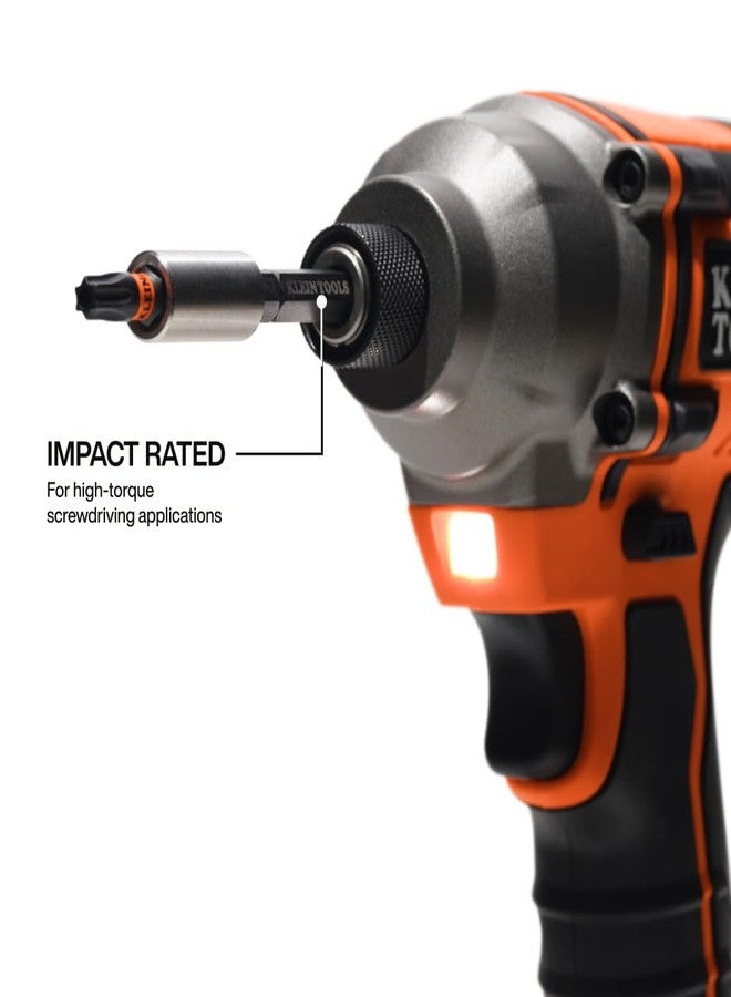 Klein Tools 33801S Impact Driver Bit Set, 12-Piece, S2 Steel, MODbox Compatible Storage Case, Magnetic Bit Holder, Professional Driver Bits - Image 3